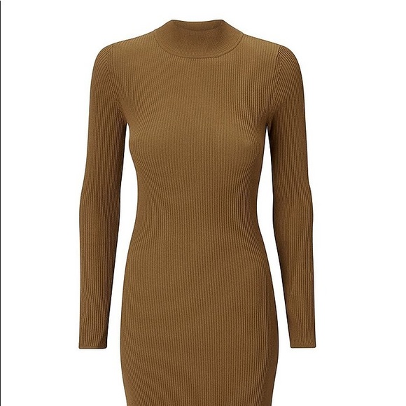 ❌SOLD❌ Karen Millen Drape Skirt Rib Knit Dress - Picture 2 of 9